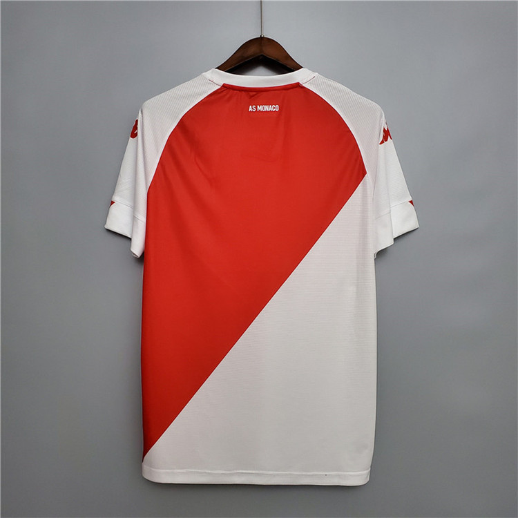 AS Monaco FC 20-21 Home Red&White Soccer Jersey Football Shirt - Click Image to Close